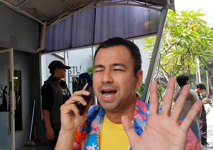 Raffi Ahmad saat ditemui di kawasan Jakarta