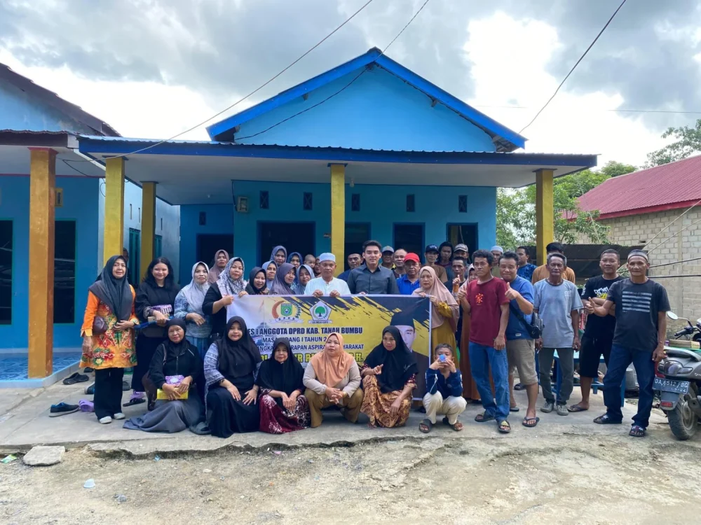 Anggota DPRD Tanbu Dodi Trinur Rezky Reses di Kampung Baru
