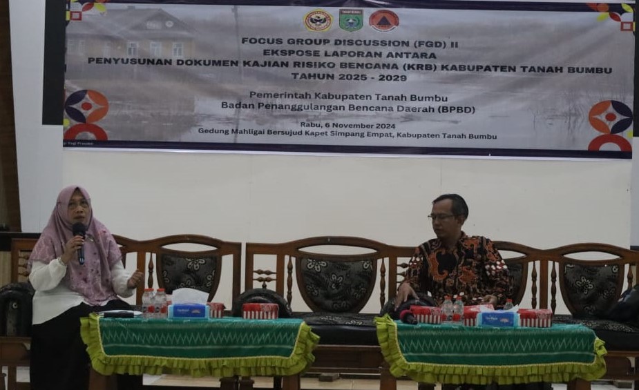 FGD Kedua Bahas Kajian Risiko Bencana 2025-2029