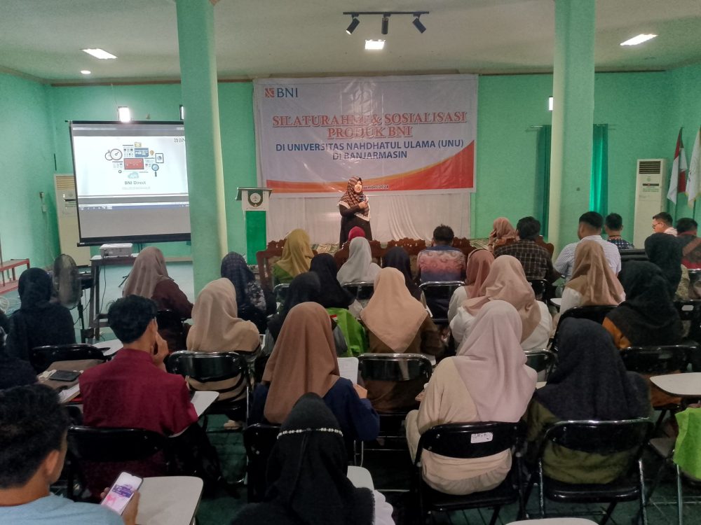 Sosialisasi Produk  BNI di Universitas Nahdlatul Ulama Kalimantan Selatan