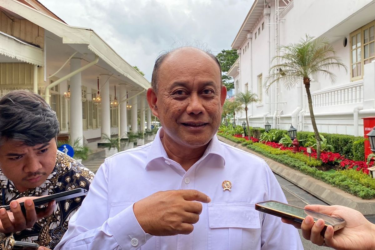 Kepala Badan Gizi Nasional (BGN) Dadan Hindayana di Kompleks Istana Kepresidenan, Jakarta Pusat, Rabu (22/1).