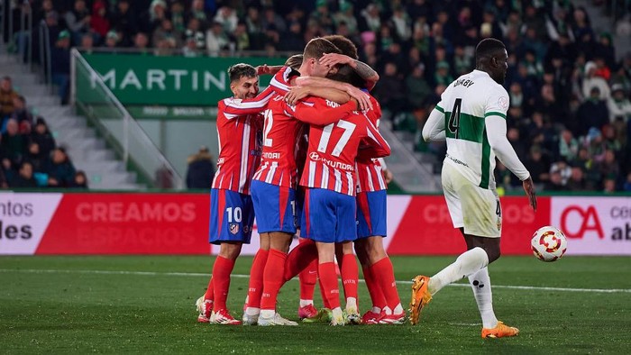 Los Colchoneros ke Perempatfinal Copa del Rey.