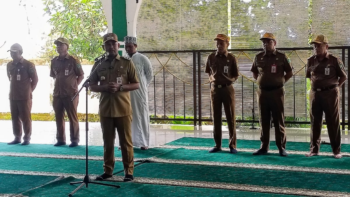 Pemkab Tanbu Gelar Apel Gabungan Perdana Bersama Wabup Baru