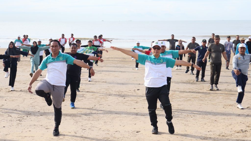 Kegiatan senam Pagi dan Jumat Berkah