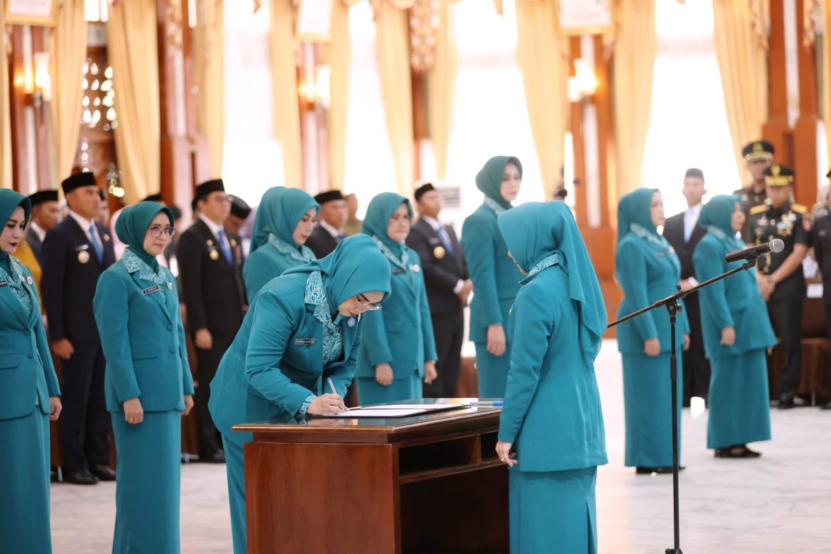 Pelantikan Ketua TP PKK Kabupaten Tanbu.