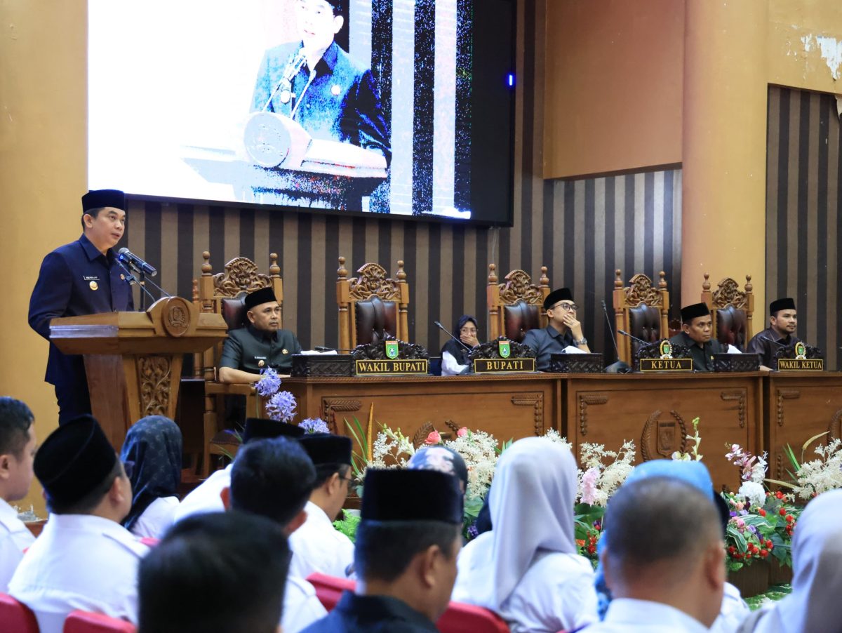 Bang Arul Sampaikan Rancangan RPJMD Tanbu di Rapat Paripurna