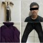 Pelaku saat di amankan Anggota Polres Tanah Bumbu bersama Barang Bukti. foto Istimewa.