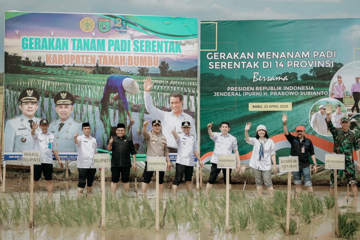 Gerakan menanam padi se-Indonesia