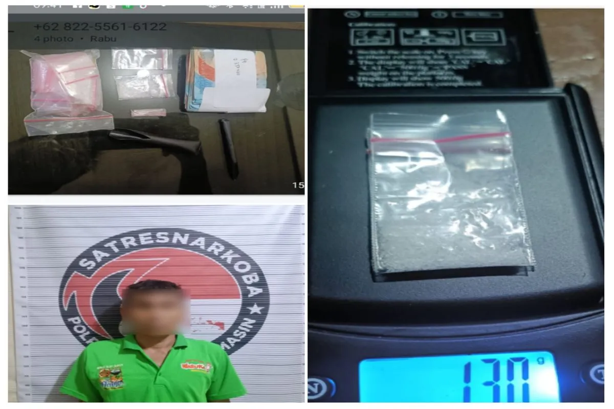 Polsek Banjarmasin Timur meringkus seorang buruh harian lepas berinisial FA karena kedapatan mengedarkan sabu-sabu di Banjarmasin, beberapa waktu lalu.