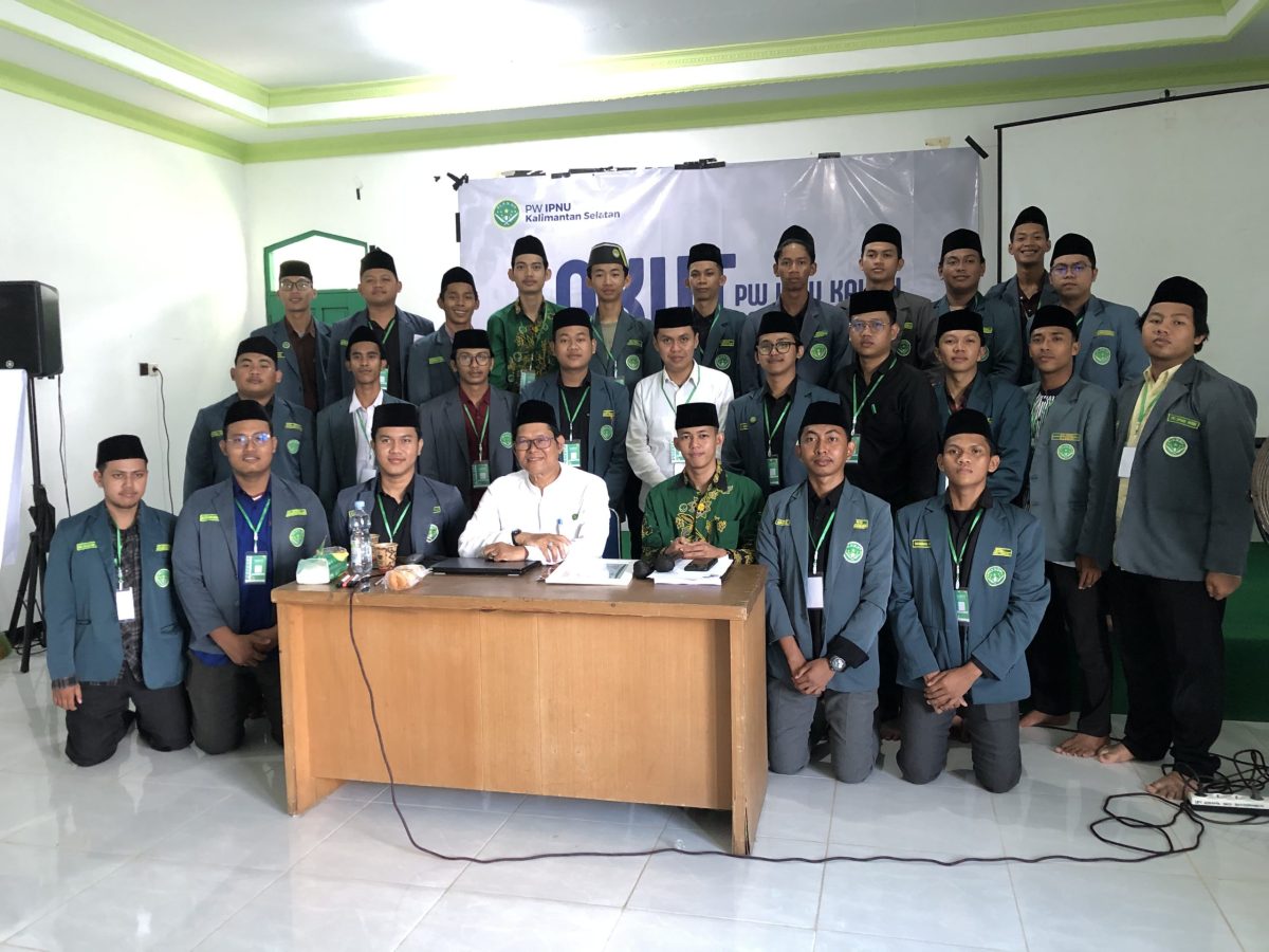 Lakut PW IPNU Kalsel di Banjarmasin,Sabtu (19/4).