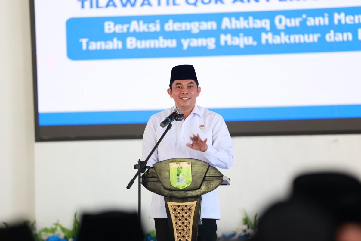 Pelantikan dan pengkuhuna pengurus lembaga Pengembangan Tilawatil Qur’an (LPTQ) Kabupaten Tanbu periode 2025–2030.