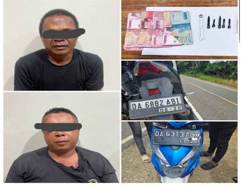 Polisi berhasil menangkap dua pelaku pembobol jok motor berisi Rp60 juta berkat kerja sama lintas wilayah dalam Operasi Sikat Intan.