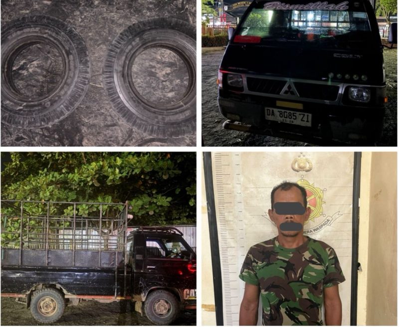 Polsek Angsana mengamankan pelaku penadahan sapi curian, amankan barang bukti dan selidiki jaringan penadahan di Tanah Bumbu. / Humas Polres Tanbu