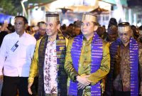Bupati Tanah Bumbu Andi Rudi Latif dorong pelestarian budaya dan penguatan SDM lewat Mappanre Ri Tasi’e dan Expo 2025 di Pagatan, Kalimantan Selatan. Senin (05/05)