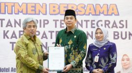 Bupati Tanah Bumbu Andi Rudi Latif menegaskan komitmen memperkuat tata kelola pemerintahan melalui SPIP Terintegrasi bersama BPKP Kalimantan Selatan di Banjarbaru.