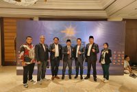 H. Risdianto Haleng hadiri pelantikan DPW APWNU Jakarta, ucapkan selamat dan serukan tambang untuk kesejahteraan rakyat.
