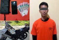 Polsek Simpang Empat tangkap pencuri dompet dan ponsel dalam dua jam, bagian dari Operasi Sikat Intan 2025. / Humas Polres Tanbu
