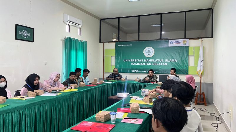 UNUKASE menggelar Pelatihan Jurnalistik Tingkat Dasar untuk mahasiswa di Ruang Rapat Lantai Dua, Banjarmasin, Sabtu 28 Juni 2025.