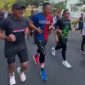 Bupati Tanah Laut dan AHY lari pagi di CFD Jakarta, bahas kesiapan Tanah Laut gelar Porprov Kalsel 2025 sukses.

