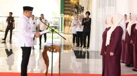 Bupati Andi Rudi Latif lantik pengurus GOW 2025–2030, dorong sinergi pemberdayaan perempuan dan gerakan sosial di daerah, Rabu (11/06)