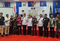 Ketua DPRD Tanah Bumbu, Andrean Atma Maulani, menghadiri acara pisah sambut Kepala Lembaga Pemasyarakatan Kelas III Batulicin di Aula Kantor Lapas, Kecamatan Kusan Tengah, Kamis, 12 Juni 2025