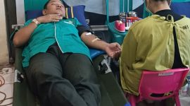DPW PKB Kalsel gelar donor darah dan pemeriksaan kesehatan gratis sambut Harlah ke-27 di Banjarmasin, Minggu 13 Juli 2025.