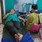 DPW PKB Kalsel gelar donor darah dan pemeriksaan kesehatan gratis sambut Harlah ke-27 di Banjarmasin, Minggu 13 Juli 2025.