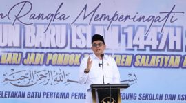 Bupati Andi Rudi Latif hadiri milad Ponpes Al-Istiqamah di Mantewe, Tanah Bumbu, serta meresmikan pembangunan gedung baru Minggu 13 Juli 2025 