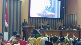 Fraksi NasDem Sejahtera DPRD Tanah Bumbu setujui LPJ APBD 2024 jadi Perda 2025 dalam rapat paripurna, Senin (7/7/2025),