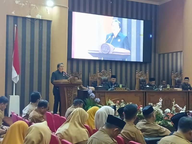 Fraksi NasDem Sejahtera DPRD Tanah Bumbu setujui LPJ APBD 2024 jadi Perda 2025 dalam rapat paripurna, Senin (7/7/2025),
