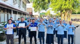 Angkasa Pura Supports raih skor 4.90 kategori A pada penilaian Indeks Pelayanan Publik di Banjarmasin, Rabu 2 Juli 2025.