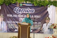 Ketua TP PKK Tanbu Andi Irmayani apresiasi Desa Pematang Ulin, Karang Bintang, saat lomba PHBS tingkat Kalsel, Jumat 25 Juli 2025