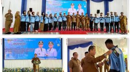 Pelepasan atlet disabilitas Tanah Bumbu oleh Eryanto Rais berlangsung haru di Pendopo Bupati, Selasa 8 Juli 2025, jelang PESODA Kalsel.