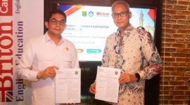 Pemerintah Tanah Bumbu dan Briton English Education jalin kerja sama yang ditandatangani Bupati Andi Rudi Latif di Jakarta, Sabtu 5 Juli 2025