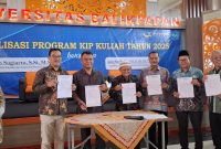 Rektor UNUKASE hadiri sosialisasi KIP Kuliah 2025 dan penandatanganan Pakta Integritas di UNIBA Balikpapan, Sabtu, 5 Juli 2025