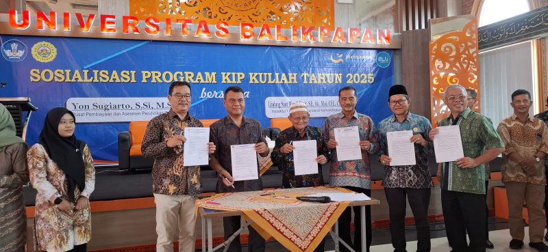 Rektor UNUKASE hadiri sosialisasi KIP Kuliah 2025 dan penandatanganan Pakta Integritas di UNIBA Balikpapan, Sabtu, 5 Juli 2025