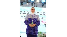 Ketua Dekranasda Tanah Bumbu Andi Irmayani hadiri HUT ke-45 Dekranas di BSCC Balikpapan, Kalimantan Timur, pada 9 Juli 2025.