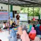 BPJS Ketenagakerjaan sosialisasikan program jaminan sosial ketenagakerjaan di Desa Muara Pagatan Tengah, Tanah Bumbu, Minggu 12 Juli 2025.