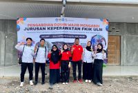 Dosen FKIK ULM gelar skrining massal cegah penyakit jantung di Desa Keliling Benteng Ulu, Martapura Barat, Kabupaten Banjar, Selasa 15 Juli 2025.