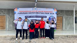 Dosen FKIK ULM gelar skrining massal cegah penyakit jantung di Desa Keliling Benteng Ulu, Martapura Barat, Kabupaten Banjar, Selasa 15 Juli 2025.