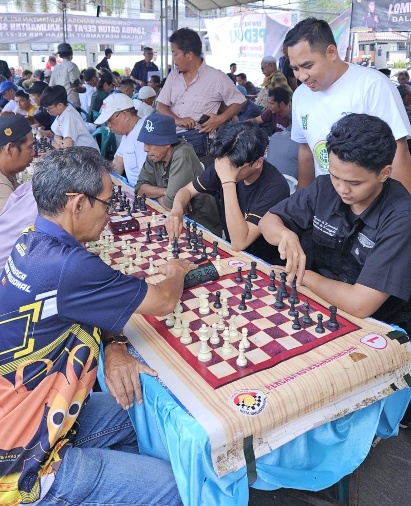 DKW Garda Bangsa Kalsel gelar Lomba Catur Cepat se-Kalsel sambut Harlah PKB ke-27 di Banjarmasin, Minggu 20 Juli 2025.