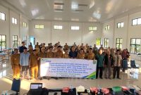 BPJS Ketenagakerjaan sosialisasikan program perlindungan sosial di Aula Kantor Kecamatan Kusan Hulu, Tanah Bumbu, Selasa 22 Juli 2025.