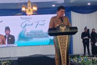 Bupati Andi Rudi Latif membuka Grand Final Duta Wisata Tanah Bumbu 2025 di Pendopo Sarambi Madinah, Batulicin, Senin 25 Agustus