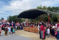 Suasana Pawai Karnaval HUT RI ke-80 di Lapangan Kecamatan Sungai Durian, Kotabaru, Kalimantan Selatan, Sabtu (9/8/2025). Foto: Humas Polres Kotabaru
