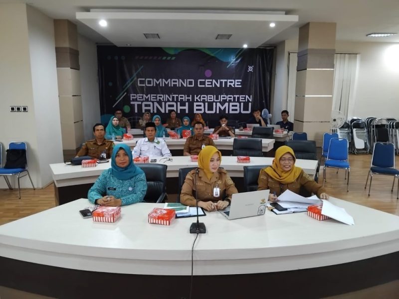 Rapat Koordinasi TPK2D membahas peningkatan kualitas keluarga Desa Pulau Tanjung, digelar secara daring pada Selasa, 5 Agustus 2025