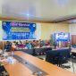 Para peserta dari Pemkab Kotabaru mengikuti Rapat Koordinasi Peningkatan Kualitas Keluarga Daerah (PK2D) secara virtual di Ruang Kolaborasi Lantai III Baperida Kotabaru, Jumat (1/8/2025).