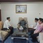 Rektor UNUKASE, Dr. Ir. H. Abrani Sulaiman, M.Sc., bersilaturahmi dengan Rais Syuriyah PWNU Kalimantan Selatan, KH. M. Wildan Salman Jalil, di Martapura, Senin (18/8/2025).
