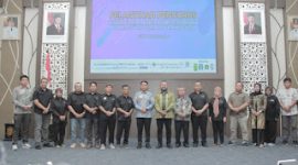 Banjarmasin, Minggu 14 September 2025, Asisten II Kalsel H Aryadi Noor mewakili gubernur hadiri pelantikan pengurus SMSI Provinsi Kalsel