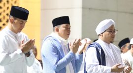 Bupati Andi Rudi Latif hadiri Maulid Nabi Muhammad SAW di Masjid Agung Al-Falah Tanah Bumbu, Minggu 7 September 2025