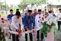 Bupati Andi Rudi Latif meresmikan tiga inovasi layanan pertanahan di Kantor Pertanahan Tanah Bumbu, Gunung Tinggi Batulicin, Kamis 11 09 2025